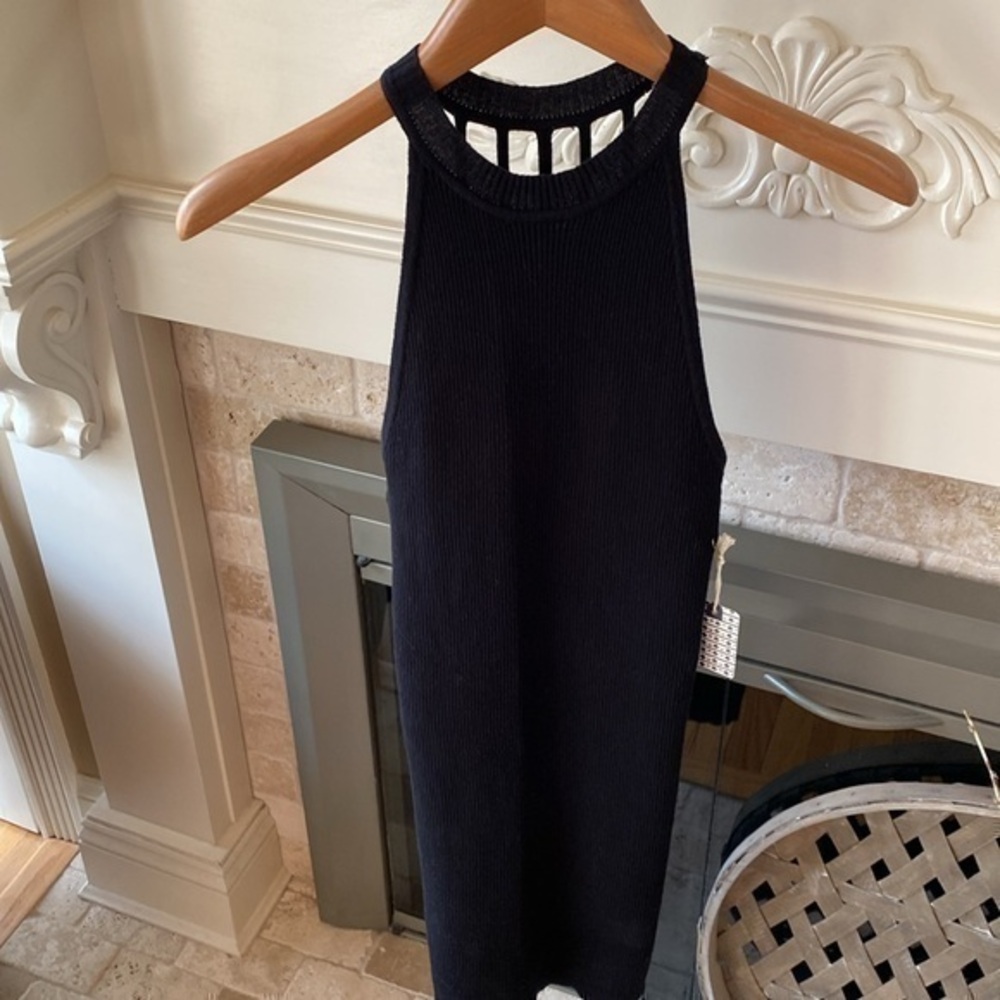 Forever 21 brand new black knit dress size small ribbed stretchy